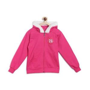 เสื้อฮู้ดสำหรับเด็กผู้หญิงฮู้ดขนสัตว์นุ่มแบบกำหนดเองได้จากอินเดีย - Product Image 6