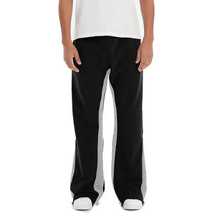 Pantalones Acampanados para hombre de diseño personalizado al por mayor con tela de pana de cintura alta ropa deportiva informal ligera para correr - Product Image 1