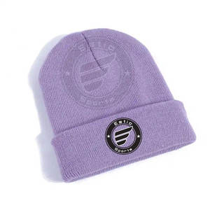 Vente chaude hommes hiver bonnets multicolore unisexe couleur unie unie vierge laine tricot bonnets chaud en gros tricot bonnet - Product Image 4