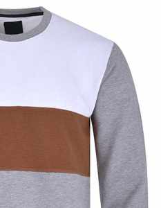 Venta al por mayor cómoda sudadera hombres ropa casual cuello redondo sudaderas hombres desgaste 2025 nuevo diseño de impresión sudadera de manga larga - Product Image 3