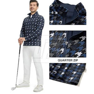 Veste demi-zip pour homme en sublimation respirante, veste demi-zip en sublimation pour la course à pied et le fitness - Product Image 3