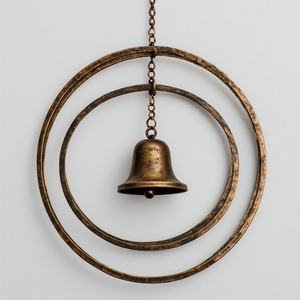 Carillon éolien en fer silencieux Design Art Déco mobile améliore la relaxation et l'harmonie naturelle pour les espaces de vie - Product Image 1