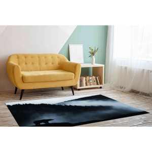 Floral Printed <b>Rug</b>: Chenille, Farmhouse, Nursery, <b>Outdoor</b>,Nonwoven Soft <b>Rug</b> - Product Image 1