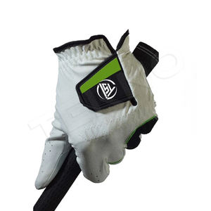 Gant de golf en cuir d'Indonésie blanc doux et coloré - Product Image 5