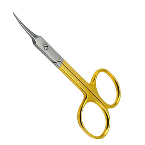 มืออาชีพเล็บกรรไกรครึ่งทองราคาขายส่งที่กำหนดเองการออกแบบกรรไกรที่มีบริการ OEM - Product Image 1