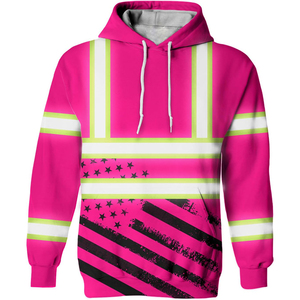 Sweat-shirts d'hiver pour hommes avec logo personnalisé, de haute qualité, surdimensionnés, style streetwear, avec poche en polaire, effet vintage, broderie 3D - Product Image 4