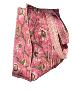 Sac fourre-tout matelassé en coton doux, élégant, réutilisable, écologique, durable, fermeture éclair, option de logo personnalisé - Product Image 2