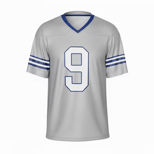 Custom Sublimation American Football Jersey Summer Breathable Moisture-Wicking Garment Dyed Quick Dry Custom Logo Durable - Product Image 4