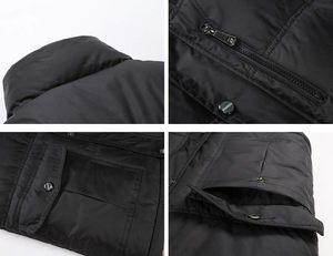 Flygo Classic Nylon Lightweight Unisex Winter Warm Outdoor Puffer Vest Men's Thick Fleece <b>Lined</b> Sleeveless Jacket Waistcoat - Product Image 5
