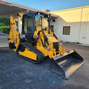 Backhoe loader with excellent material handling and excavating capabilities