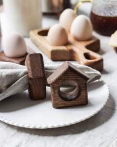 Accessoires de cuisine, set de ronds de serviette, table, assiette personnelle personnalisée, porte-serviettes - Product Image 6