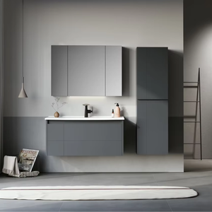 Likya ตู้ลิ้นชักห้องน้ำพร้อมอ่างล้างหน้าเซรามิกแบบพรีเมี่ยม - Product Image 1