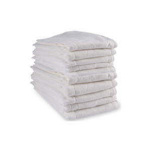 Pañales de bebé de gasa de algodón blanco Premium ultrasuave - Product Image 1