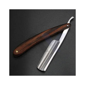 Navaja de Afeitar de Hoja Recta con Mango de Madera de Alta Calidad, Navaja de Afeitar Clásica para Hombre, Afeitado en Seco y Húmedo, Uso en Casa y Salón - Product Image 4