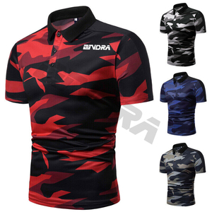 Polos de golf de manga corta para hombre de poliéster 100% con impresión por sublimación de alta calidad OEM - Product Image 6