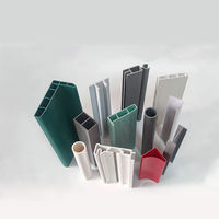 Profils d'extrusion en PVC minimalistes et modernes de haute qualité, taille et couleur personnalisables, pour pièces d'éclairage, avec garantie de 5 ans