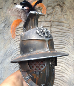 Sculpture Métal Sculpture Armes Anciennes Art Qualité Musée Cosplay Grec Sparte Antique Romain Corinthien Acier - Product Image 1