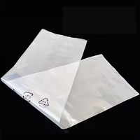 Sacs plats ouverts en LDPE transparents pour le stockage des produits, l'emballage de détail et l'emballage industriel personnalisé