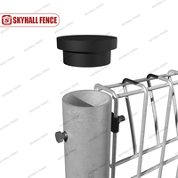 Valla de Acero Galvanizado Color Verde Oscuro/Plateado, Valla Soldada en Rollo de 6 Pies con Modelado 3D para Construcción de Jardines y Parques