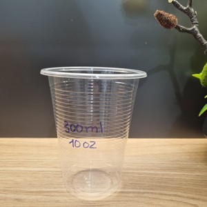 Custom Logo 14oz 400ml PET <b>Plastic</b> <b>Cup</b> with Lid Disposable Cold Drink <b>Cup</b> Clear Made in Vietnam Packaging Solution - Product Image 5