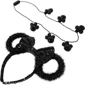 Set de Regalo de Accesorios para el Cabello de Mickey y Minnie Mouse, Diademas de Lentejuelas, Collar con Luces LED, 150 Unidades, Caja al por Mayor, Envío Gratis - Product Image 3