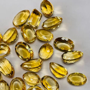 Lote de piedras preciosas de citrino natural de corte mixto, grado AAA, con un brillo excepcional, certificado por IGI, piedras perfectas para la elaboración y pulido de joyas. - Product Image 5