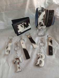 Llavero Personalizable con Iniciales del Alfabeto, Colgante para Bolsa o Coche, con Letras de Cuero Vacuno, Accesorios de Ropa - Product Image 6