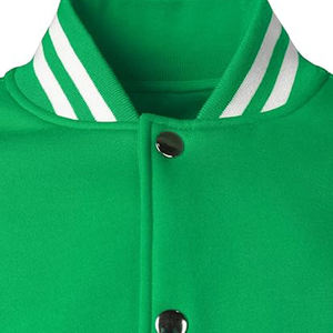 Blouson d'hiver en coton unisexe en laine avec manches en cuir chaud, style letterman de haute qualité pour le baseball universitaire - Product Image 5