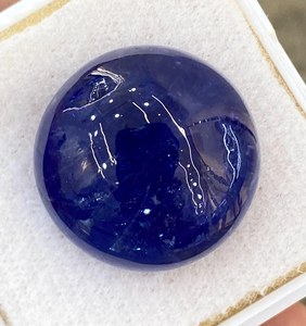 หิน Tanzanite ละเอียดละเอียดพลอยสีฟ้าใสพลอยรอยัลออร่าสง่างามโดมหรูหราเครื่องประดับเกรดหินเกรดสูง - Product Image 5