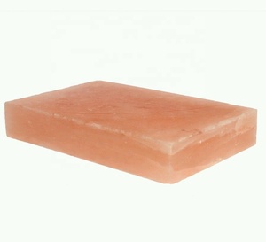 Dalle de sel de l'Himalaya Plaques de cuisson Briques de roche en cristal naturel BBQ Tuiles de bloc de cuisson Produit artisanal sculpté écologique - Product Image 2