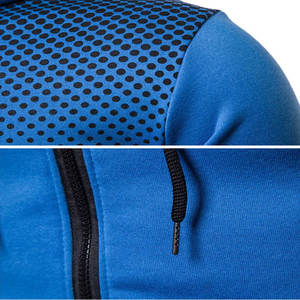 Bloc de survêtement unisexe de haute qualité Style d'hiver personnalisé Streetwear impression numérique 100% coton polaire léger écologique - Product Image 4