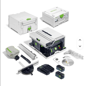 Scie à table sans fil MEHTAB Festool CSC SYS 50 EBI-Plus industrielle OEM 36V (18V X2) 5.2Ah Li-ion sans balais 168mm Systainer Combo - Product Image 3