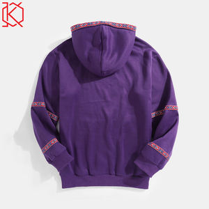 Jersey deportivo de gran tamaño a la moda para hombre, sudadera con capucha, Top de invierno informal con logotipo personalizado con estampado personalizado, patrón sólido - Product Image 2