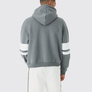 Sudadera con Capucha para Hombre, Estilo Holgado, Desgastada, con Efecto Desteñido por el Sol, de Algodón Grueso y Transpirable, Corte Regular, Impresión Digital - Product Image 2