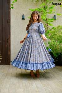 ชุดคอลเล็คชั่นผ้าคอตตอนแท้ผ้าไหมพิมพ์ลายดิจิตอลชุดแฟนซีสวมใส่ได้ตามต้องการ - Product Image 5