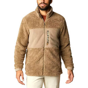 Chaqueta de lana Sherpa de aspecto minimalista para hombre con tacto suave y acabado afilado, construida para clima de transición o uso diario - Product Image 5