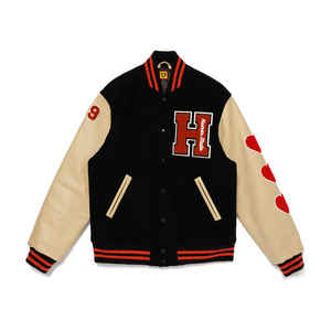 Varsity Jacket Broderie Logo Personnalisé Collège Bomber Veste Baseball Style Unisexe Survêtement Mode Veste - Product Image 6