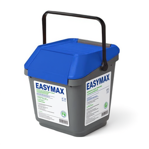 EASYMAX Cubo de Basura Azul (45 Litros) para Mattiussi Ecologia, Práctico y Elegante Contenedor de Reciclaje de 45 Litros - Product Image 2