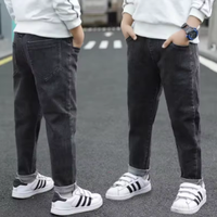 High Toddler Boys Printed Stretch Jogger Jeans Cute Denim Pants Elastic Waist-Fashionable Kids Clothing Bangladesh Manufacturer
