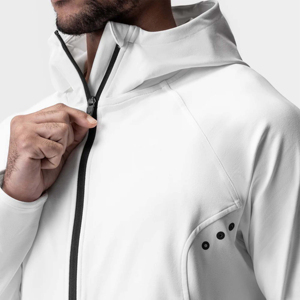 Chaqueta cortavientos en blanco para hombre, prendas de vestir de temporada de invierno, chaqueta cortavientos barata personalizada, chaqueta cortavientos informal a la moda, abrigo - Product Image 3