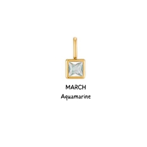 Pendentif Améthyste en forme de carré-Petite breloque en pierre précieuse à facettes, bijoux en argent sterling plaqué or faits à la main pour femmes - Product Image 2