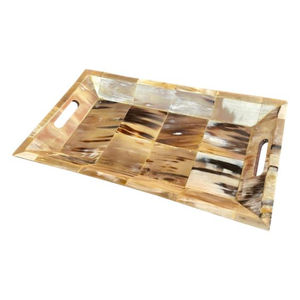 Plateau en corne tendance pour la présentation de nourriture décorative Parfait pour les tables chics Célébrations modernes et les fêtes élégantes - Product Image 6