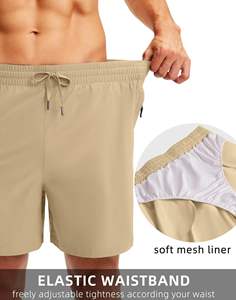 Pantalones cortos de malla de diseño impreso para hombre, logotipo personalizado de alta calidad, pantalones cortos deportivos de talla grande para hombre, ropa de calle, pantalones cortos para hombre, logotipo personalizado - Product Image 6