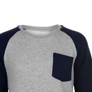 เสื้อสเวตเชิ้ตผู้ชายแฟชั่นสตรีทแวร์ สไตล์ลำลอง ทรงโอเวอร์ไซส์ คอกลม มีกระเป๋าหน้า - Product Image 5