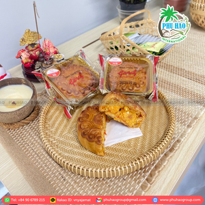 BÚSQUEDA CALIENTE PRODUCTO Tejido a mano 100% Bandeja de bambú natural de Vietnam para la organización de alimentos y herramientas de cocina - Product Image 5