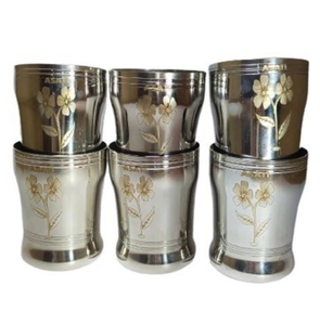 Design Verre en acier inoxydable pur Gobelet à vin vintage Verre à vin Gobelet en gros Inde Fabricant - Product Image 2