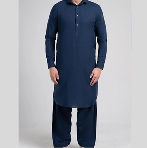 Shalwar Kameez pakistanais pour hommes, couleur unie, respirant, sur mesure, haute qualité, collection 2026 - Product Image 5