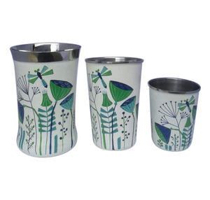 Verre imprimé en acier inoxydable émaillé et accessoires de bar pour la maison conception imprimée artisanale taille personnalisée et vente - Product Image 4