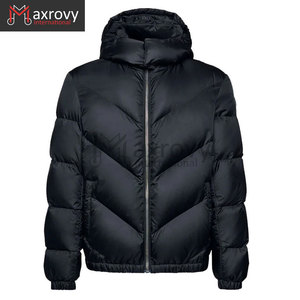 2025 Custom Winter Bomber <b>Jacket</b> <b>Men</b> Premium Quality Canvas Eco-Friendly Vintage Casual Embroidery Logo Comfortable Waterproof - Product Image 2