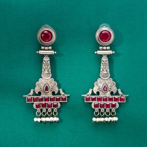 Impresionante colección exclusiva de pendientes de araña de moda, joyería de piedra chapada oxidada - Product Image 5